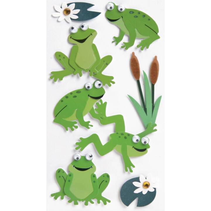 HEYDA Sticker (Frosch, 8 Stück)