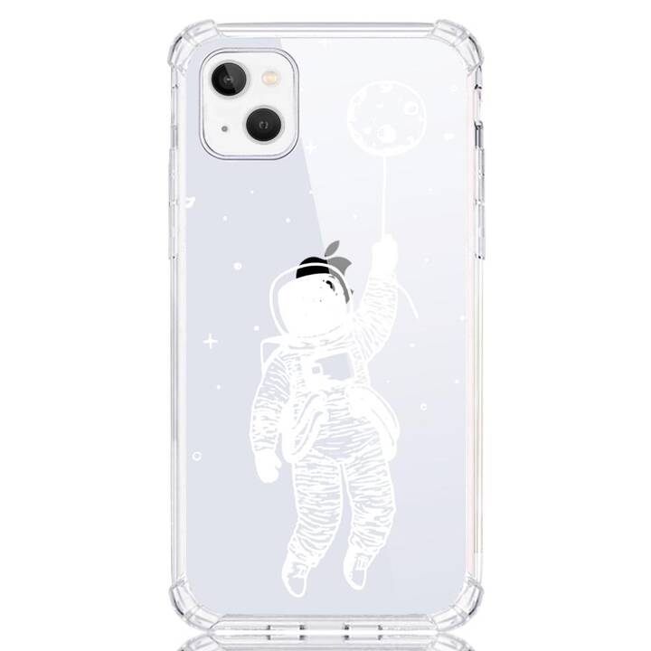 EG Backcover (iPhone 15 Plus, Astronauta, Transparente)