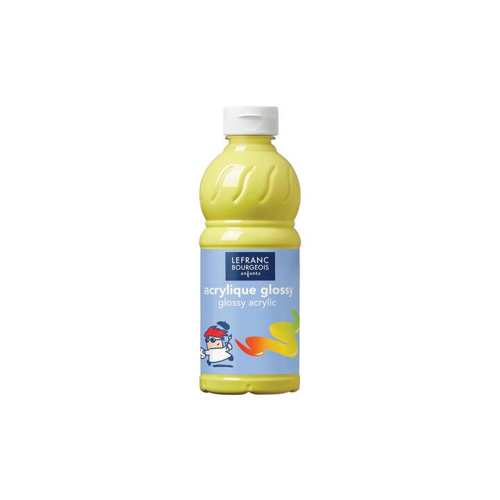 LEFRANC BOURGEOIS Acrylfarbe Glossy (500 ml, Gelb)