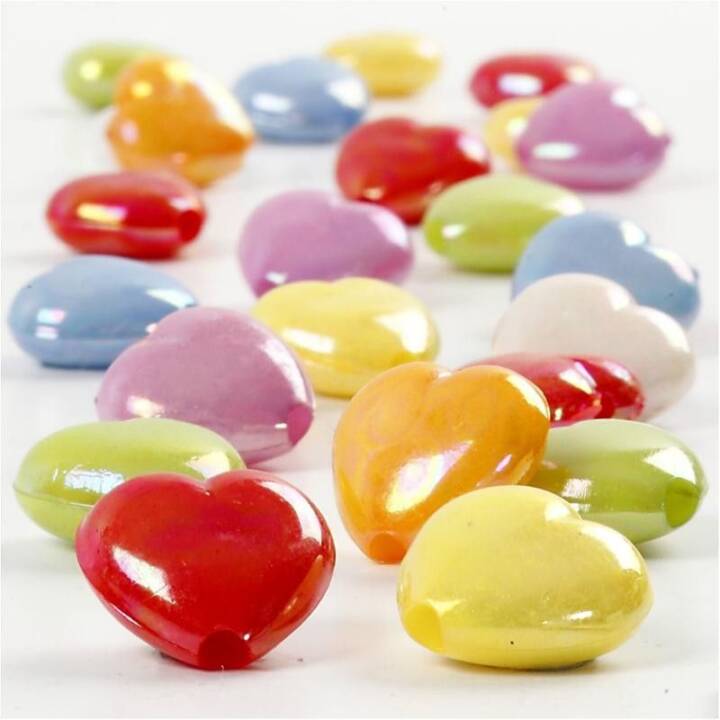 CREATIV COMPANY Perle (70 g, Plastica, Multicolore)