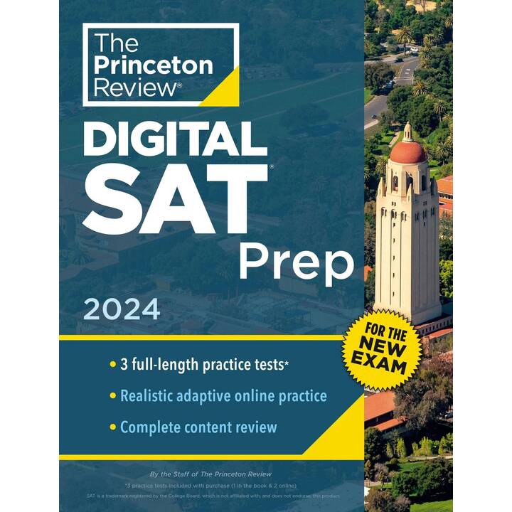 Princeton Review Digital SAT Prep, 2024