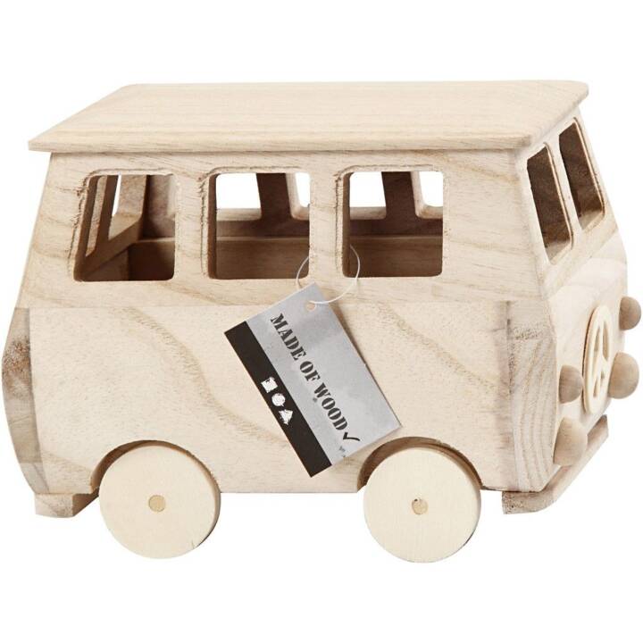 CREATIV COMPANY VW Bus Figura in miniatura Deco (Marrone chiaro)