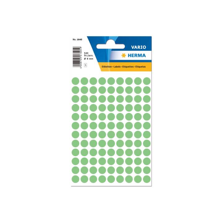 HERMA Sticker (Grün, 540 Stück)