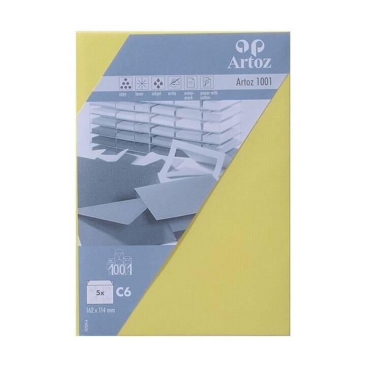 ARTOZ Enveloppes 1001 (C6, 5 pièce)