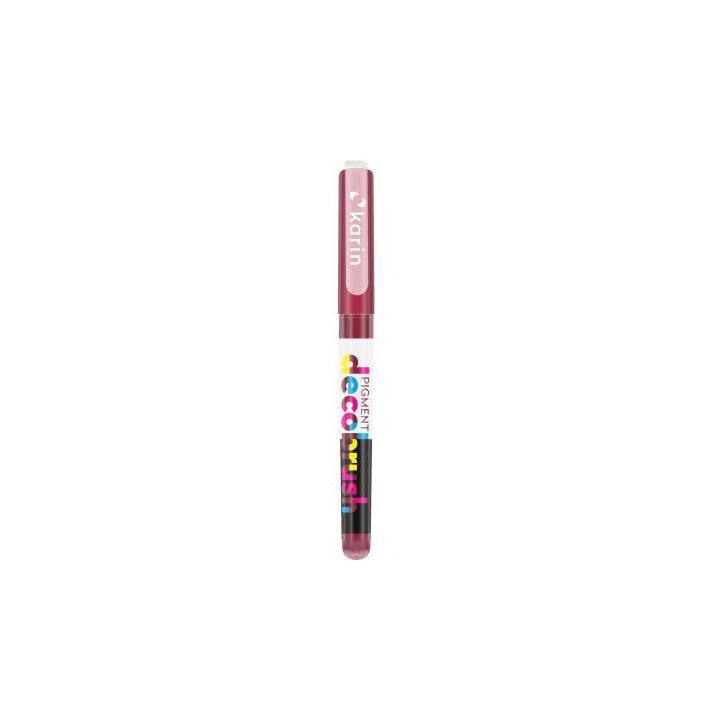 KARIN Marqueur créatif Pigment Deco Brush 215U (Bordeaux, 4 pièce)