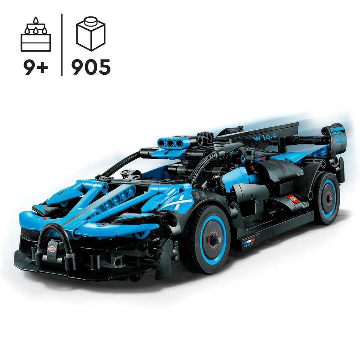 LEGO Technic Bugatti Bolide Agile Blue (42162, Difficile da trovare)