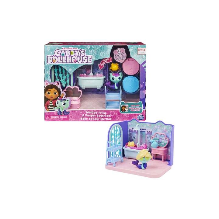 SPINMASTER Gabby's Dollhouse Deluxe Room MerCats Katze