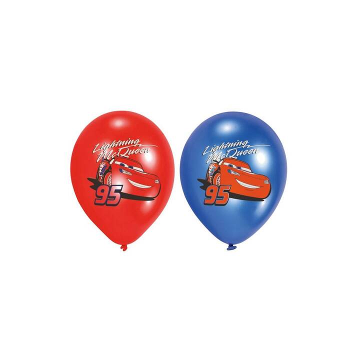 AMSCAN Ballon Cars (27.5 cm, 6 pièce)