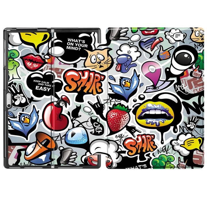 EG MTT Custodia per tablet per Microsoft Surface Pro 4/5/6 12.3" (2018) - Graffiti