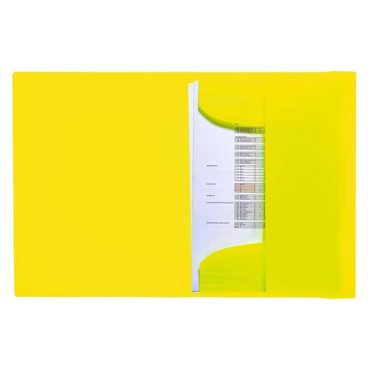 HERMA Cartellina con elastico (Giallo neon, A4, 1 pezzo)