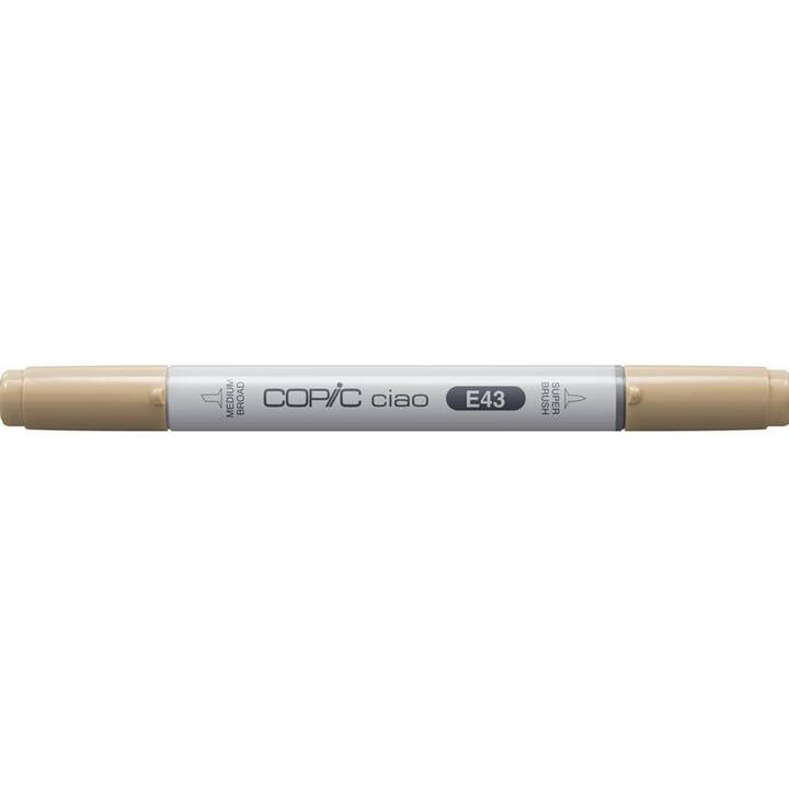COPIC Marqueur de graphique Ciao E43 - Dull Ivory (Beige, 1 pièce)