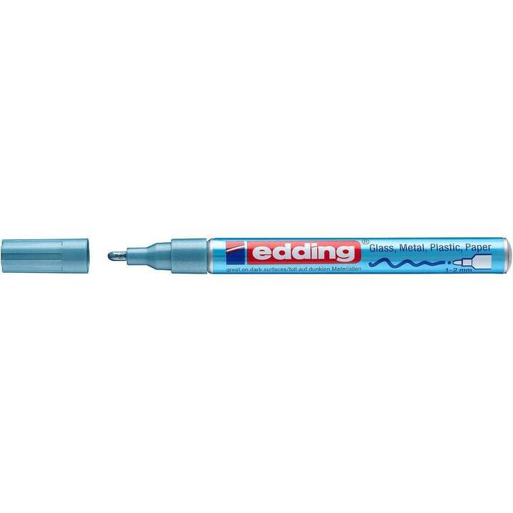 EDDING Permanent Marker Crea 751 (Blau, 1 Stück)