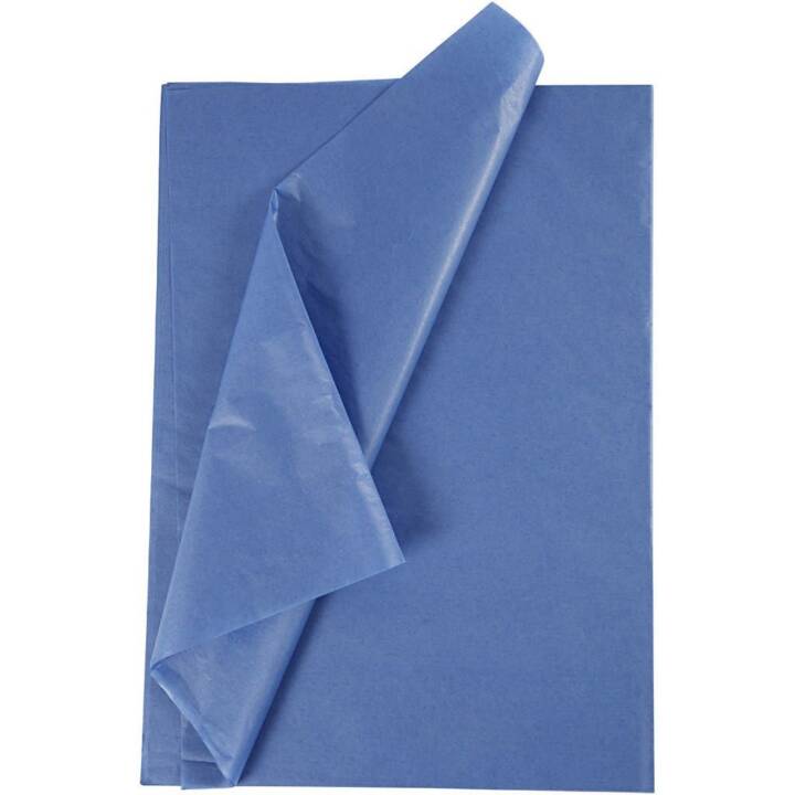 CREATIV COMPANY Seidenpapier Silk Paper (Blau, 25 Stück)