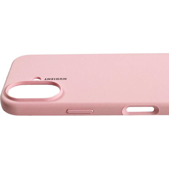 NUDIENT Backcover MagSafe Base (iPhone 16, Rosa)