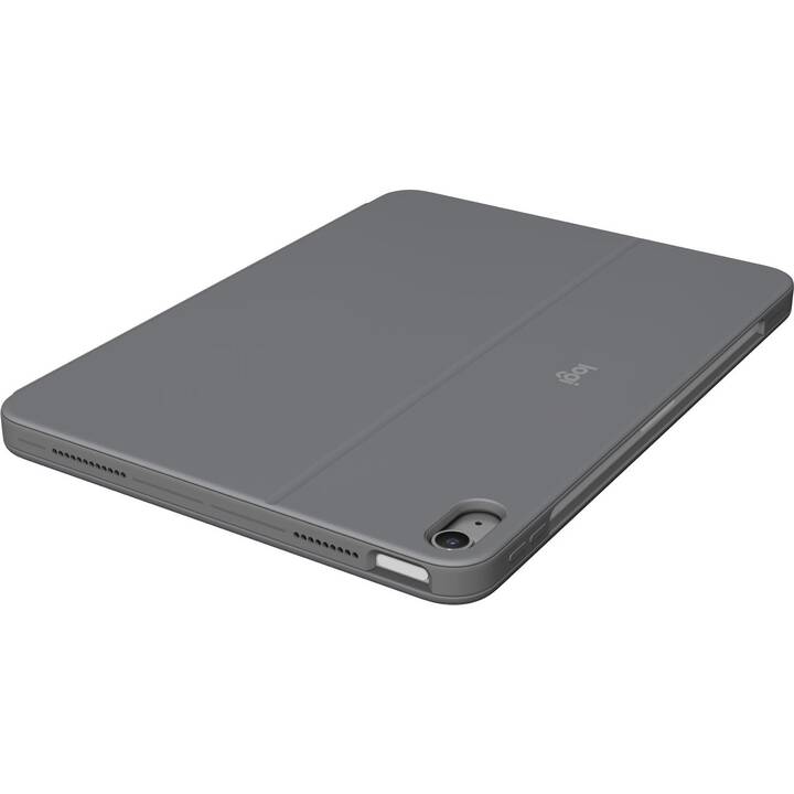 LOGITECH Combo Touch Type Cover / Tablet Tastatur (11", iPad Air M2, Grau)