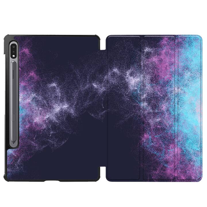 EG cover per Samsung Galaxy Tab S8+ 12.4" (2022) - blu - cipria