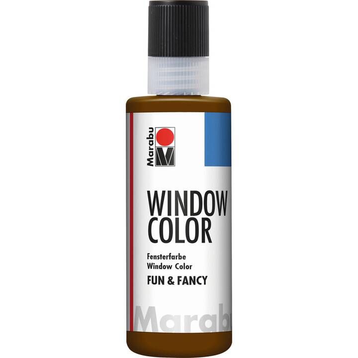 MARABU Colore di finestra (80 ml, Marrone)