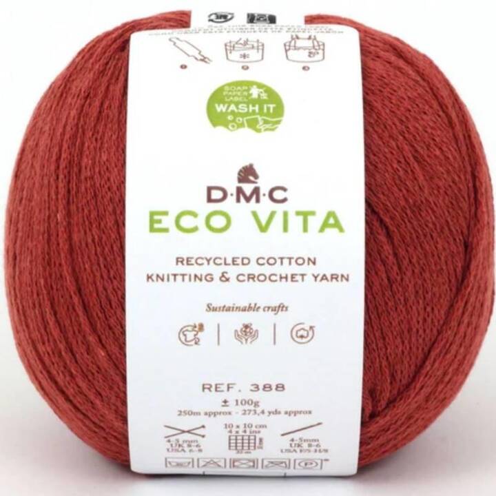 DMC Wolle Eco Vita (100 g, Rot)