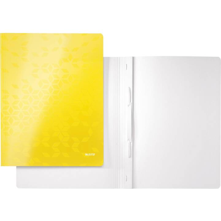 LEITZ Chemises de presentation Wow (Jaune, A4, 1 pièce)