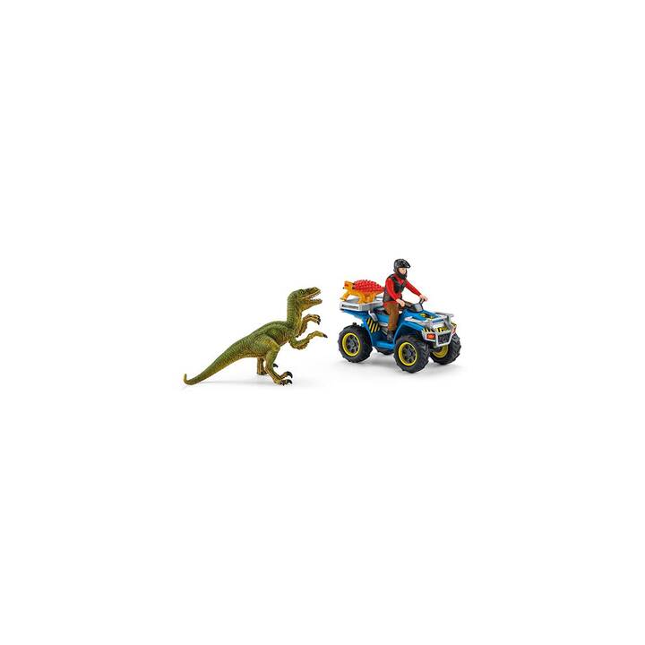 SCHLEICH Dinosaurs Hannahs Gastpferd & Ruby Set di figure da gioco