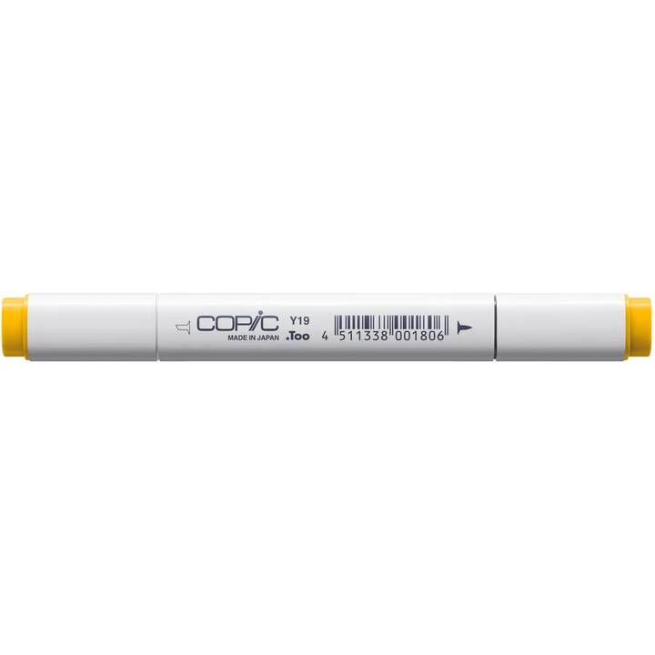 COPIC Marqueur de graphique Classic Y19 Napoli Yellow (Jaune, 1 pièce)