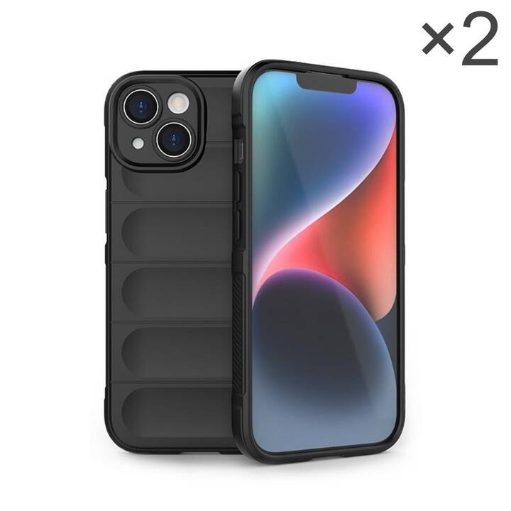 EG Backcover (iPhone 15 Plus, Schwarz)