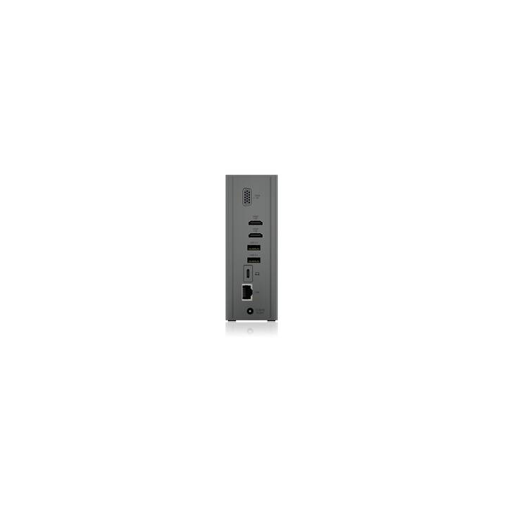 ICY BOX B-DK2262AC (7 Ports, RJ-45, VGA, USB de type A)