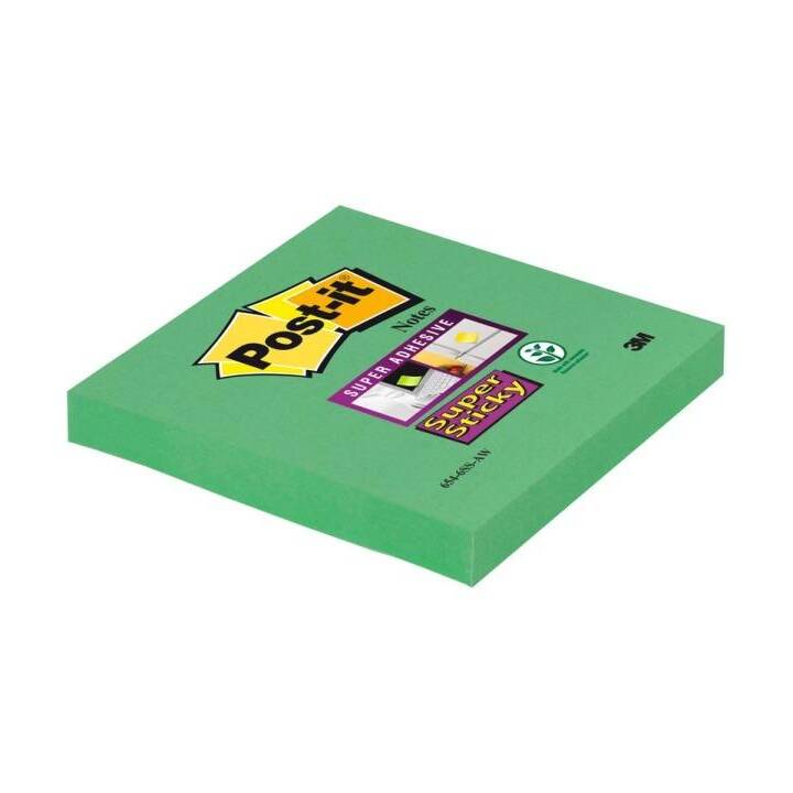 POST-IT Blocchetti memo Super Sticky (90 foglio, Verde)