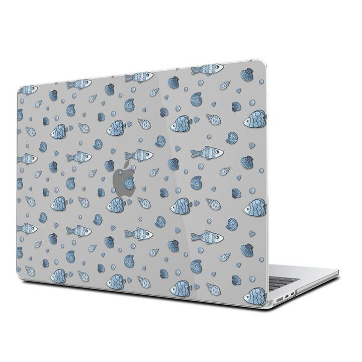 EG Hardcase (Macbook Air 15" M2 2023, Pesce, Blu)