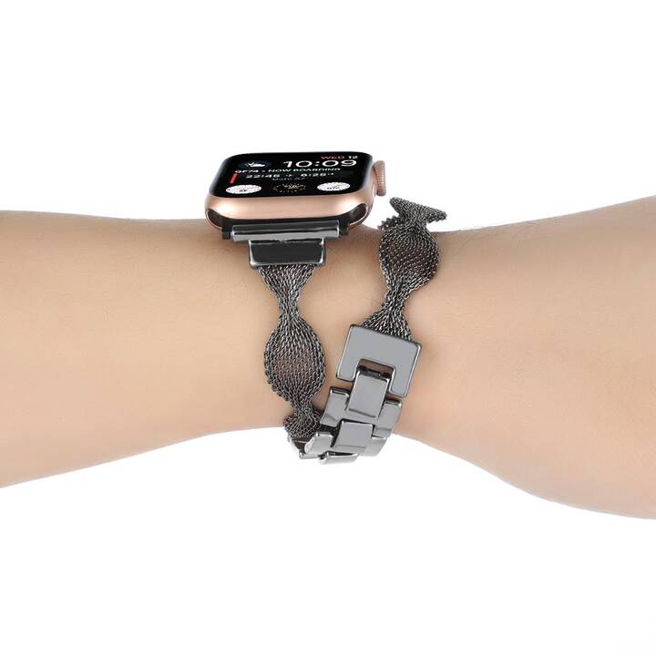 EG Armband (Apple Watch 45 mm / 42 mm / 49 mm / 44 mm, Schwarz)