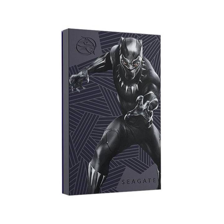 SEAGATE FireCuda Black Panther Special Edition (USB Typ-B, 2000 GB, Noir)