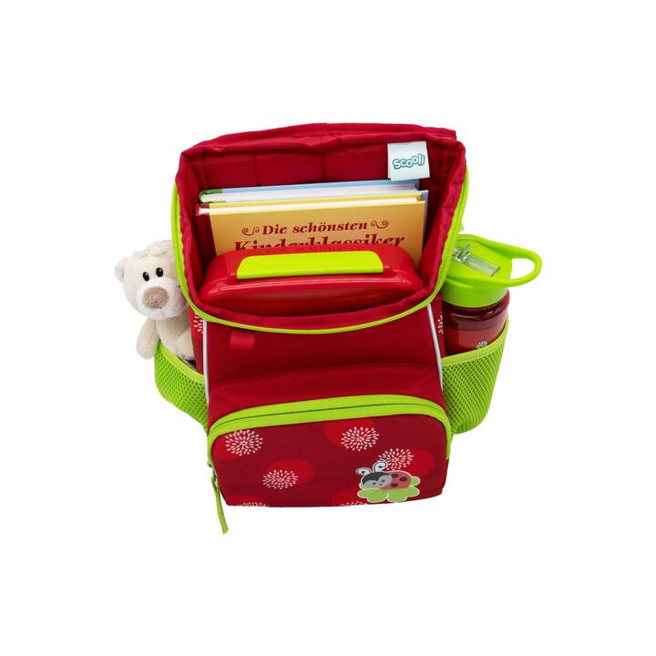 SCOOLI Kindergartenrucksack SCML7400 (8 l, Neongelb, Rot)