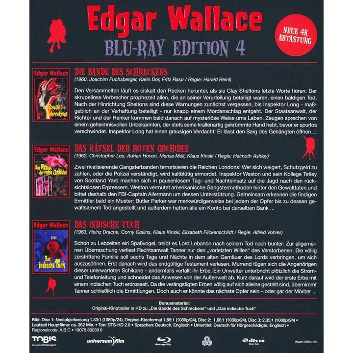 Edgar Wallace Edition 4 (4K Mastered, DE, EN)