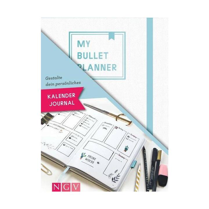 My Bullet Planner - Set mit Notizbuch, Stickern, Schablone und Anleitung / Gestalte dein persönliches Bullet Journal, Kalender, Tagebuch