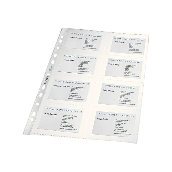 LEITZ Sichtmappe (Transparent, A4, 10 Stück)