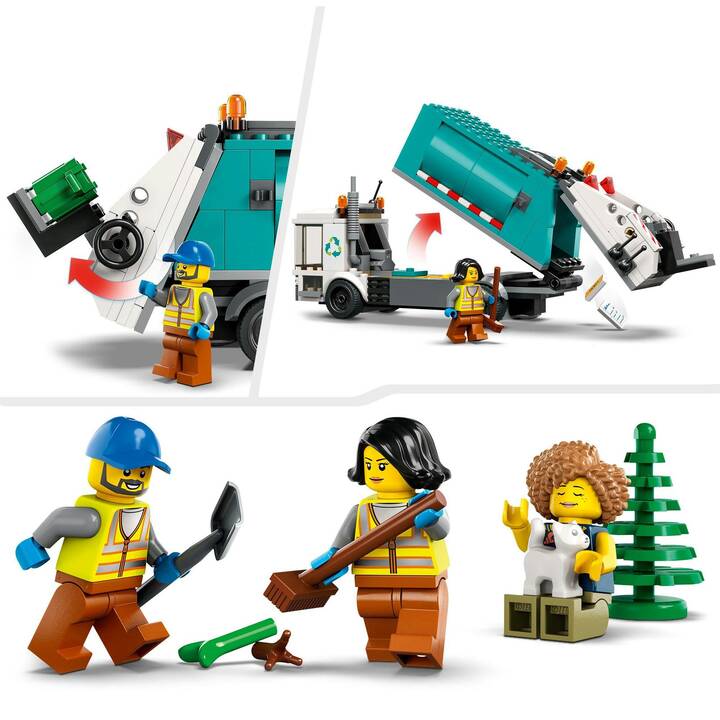 LEGO City Camion per il riciclaggio dei rifiuti (60386)