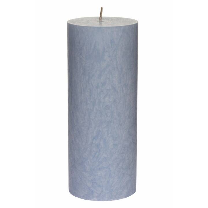 HERZOG KERZEN Bougie cylindrique Kristallo Alto (Bleu clair)