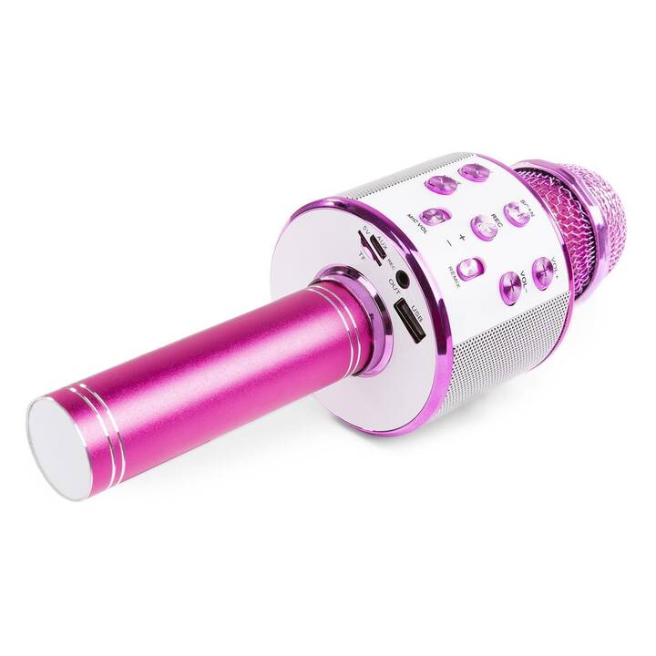 MAX KM15P Microfono da mano (Pink, Rosa)