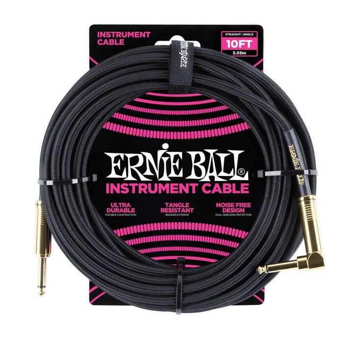 ERNIE BALL 6081 Câble de raccordement (Jack 6.35 mm, 3.05 m)