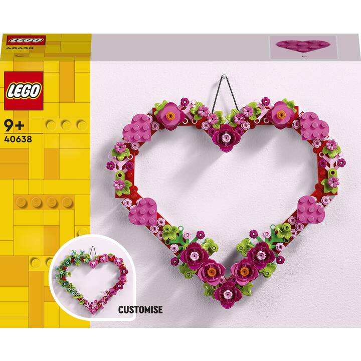 LEGO Icons Décoration en forme de cœur (40638)