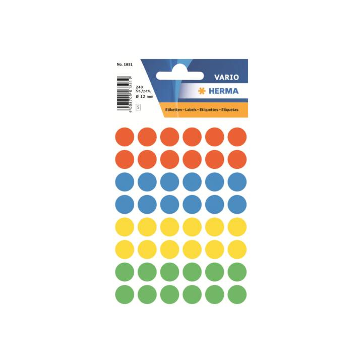 HERMA Sticker (Gepunktet, 240 Stück)