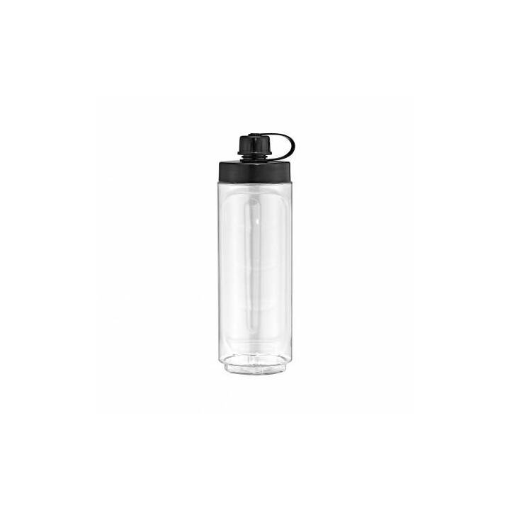WMF Trinkflasche Smoothie-to-go (0.6 l, Transparent, Schwarz)