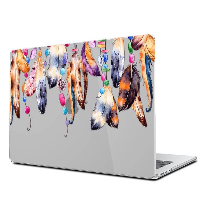 EG Coque rigide (Macbook Air 15" M3 2024, Plume, Orange)