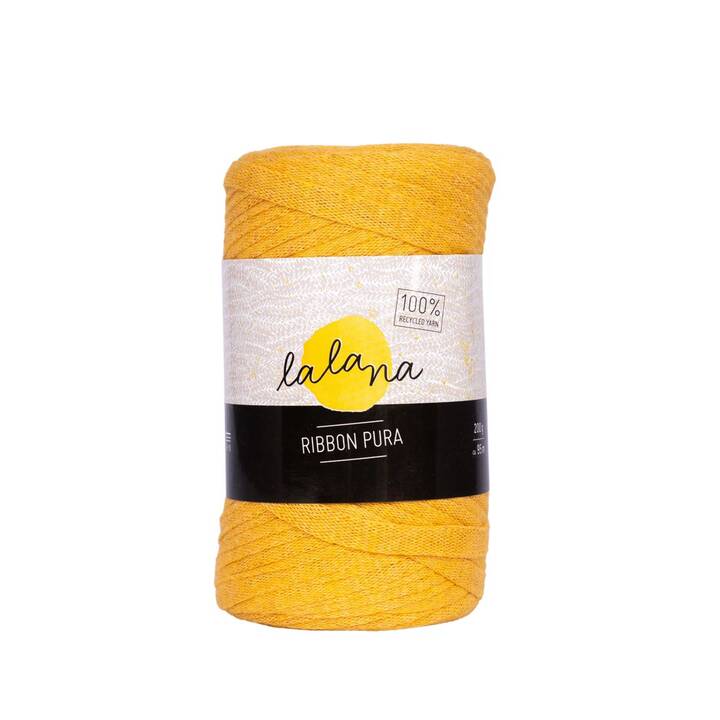 LALANA Wolle (200 g, Gelb, Senfgelb)