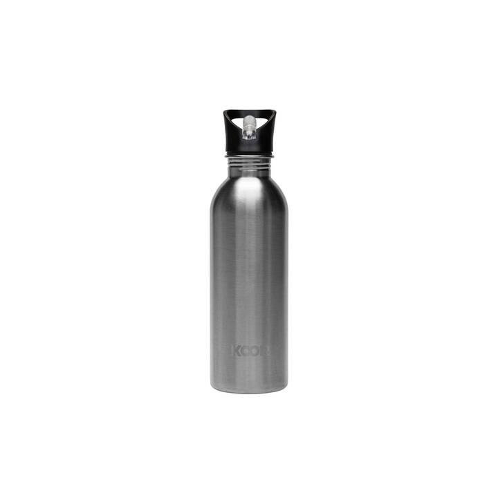 KOOR Thermo Trinkflasche Acciaio (1 l, Silber)