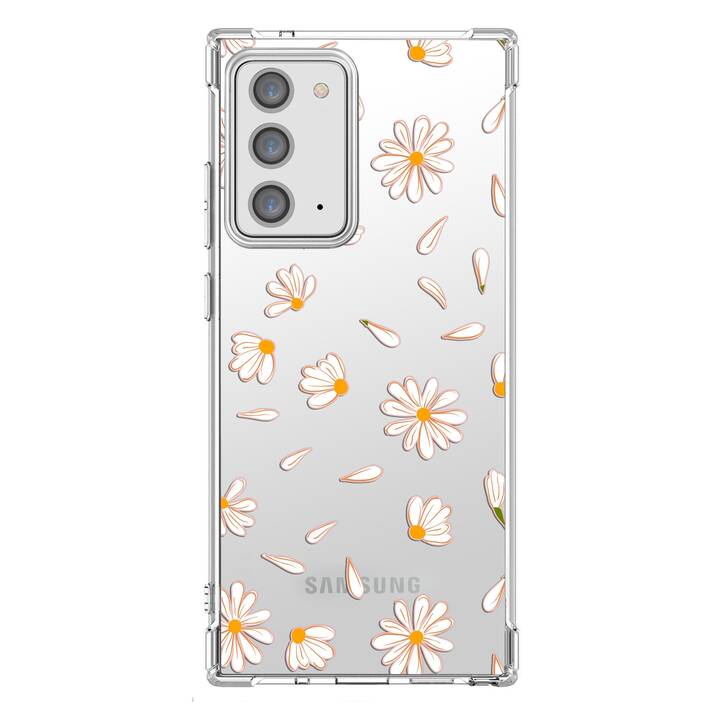 EG Backcover (Galaxy Note 20 Ultra, Blumen, Transparent)