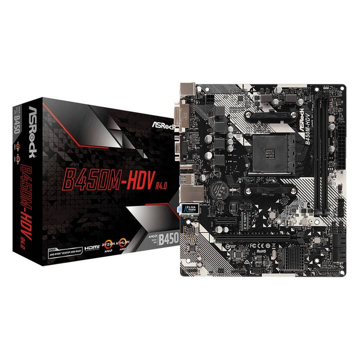 ASROCK B450M-HDV (AM4, AMD B450, Micro ATX)