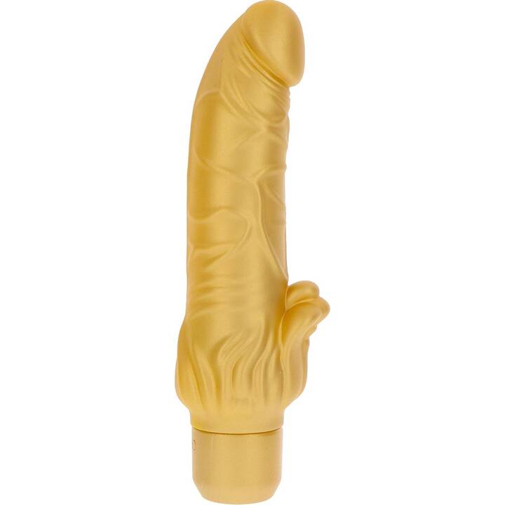 TOYJOY Klassischer Vibrator Gold Dicker Stim