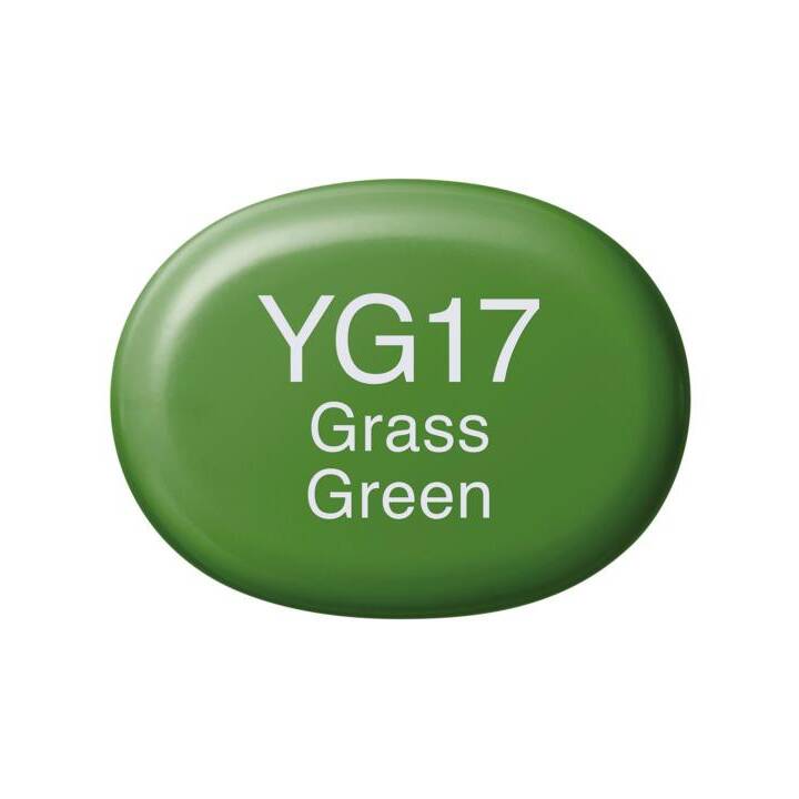 COPIC Marqueur de graphique Sketch YG17 Grass Green (L'herbe verte, 1 pièce)