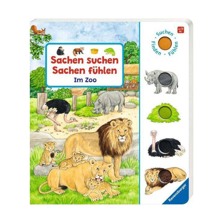 Sachen suchen, Sachen fühlen: Im Zoo: Suchen, finden, fühlen